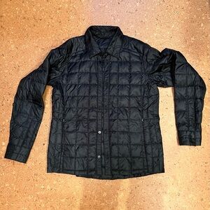 Nau Men’s Down Shirt Jacket | Black | Size Large